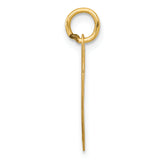 14k Polished Class of 2025 Heart Charm